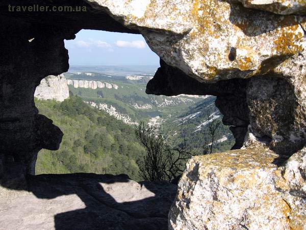 Мангуп-Кале, Крым - окна пещерного города