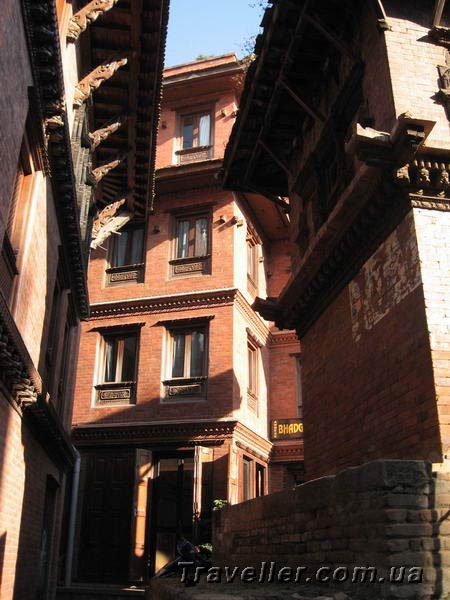 Старинные улицы древнего города. Непал