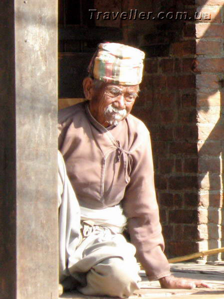 Непальский старик. Лица и люди Непала