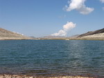 Высокогорное озеро на Эльбрусе. Конный поход на Кавказе.