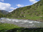 Долина реки Дуут. Конный поход. Кавказ.