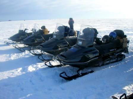 Для туров на снегоходах в Карелии: снегоходы Yamaha VK-540 III