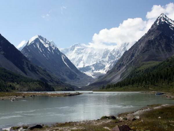 Алтай, "К подножью Белухи". Природа горного Алтая, вид на Белуху.