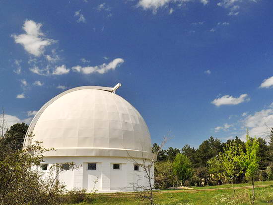 Крымская астрофизическая обсерватория. Во время пешего тура в Крыму.