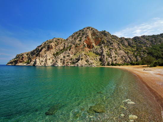 Турецкие пляжи вдоль Ликийской тропы - одни из лучших в Европе.