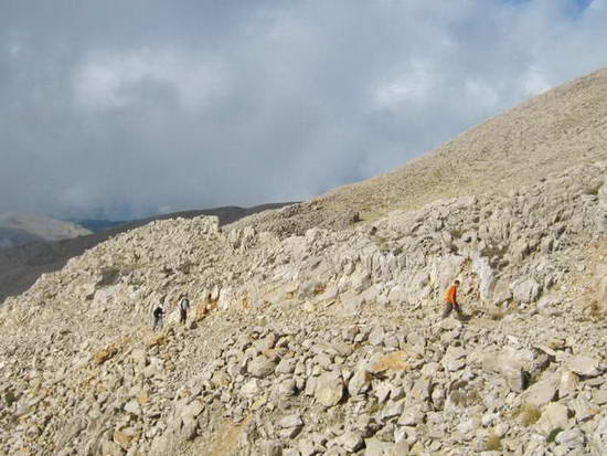 Каменный хаос возле вершины Олимпа. Один из дней похода по Турции.
