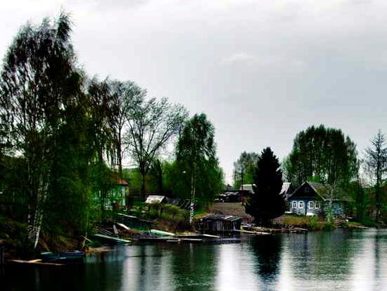 Карельские деревни на озере в велотуре выходного дня по Карелии